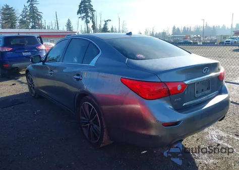 2017 Infiniti Q50 Hybrid z USA, uszkodzony, nr VIN JN1AV7AR2HM900076